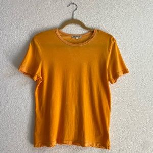 Cotton Citizen Standard Orange Cotton Vintage Distressed Tee